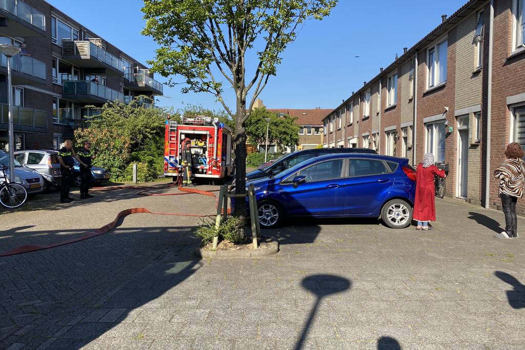 Brand in woning