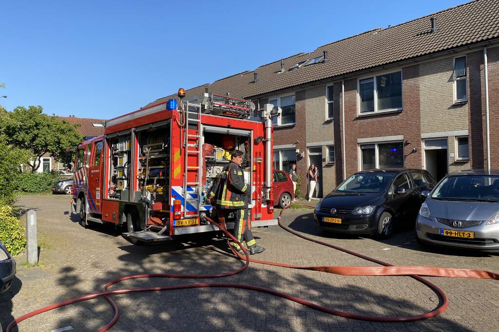 Brand in woning