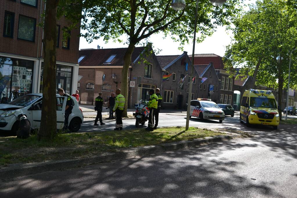 Veel schade door kop-staart botsing