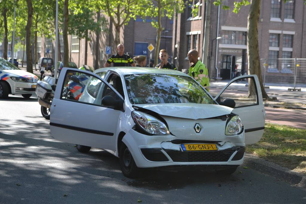 Veel schade door kop-staart botsing