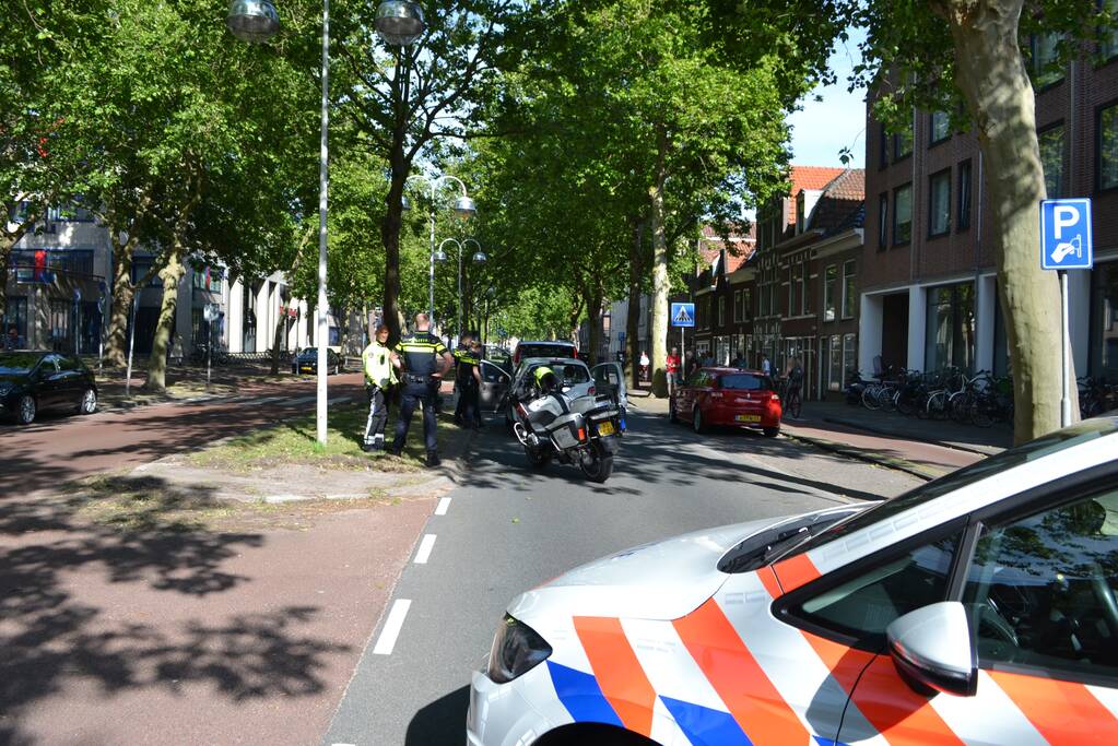 Veel schade door kop-staart botsing