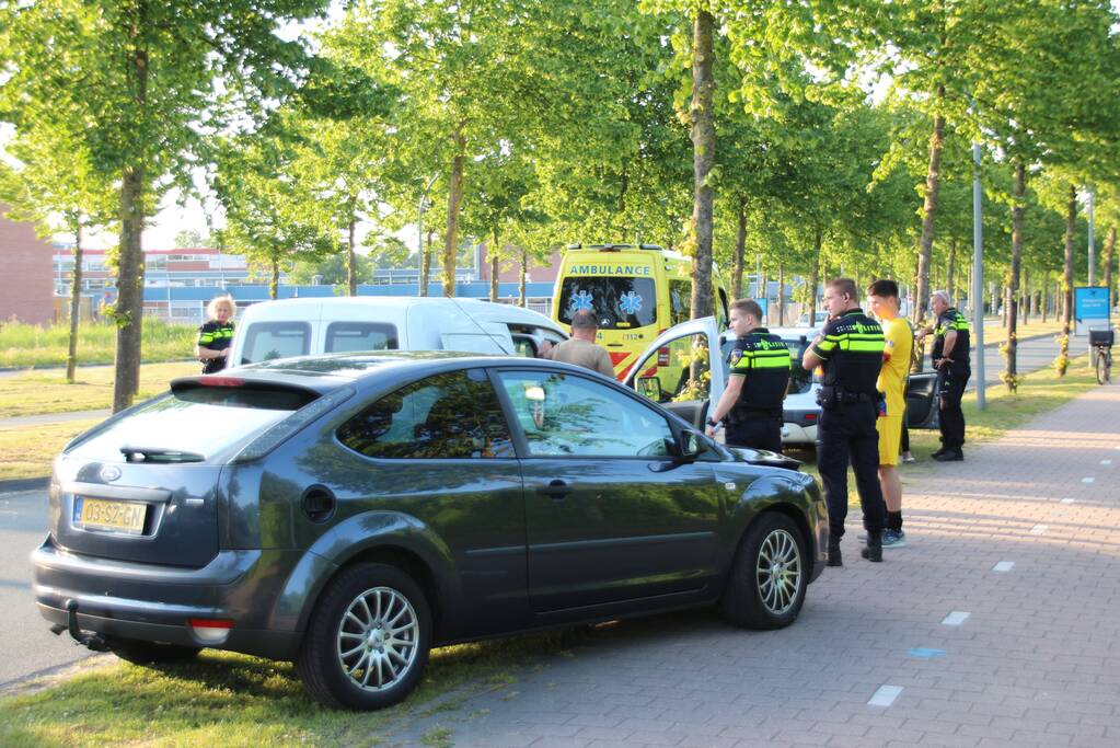 Gewonden bij aanrijding met drie auto's