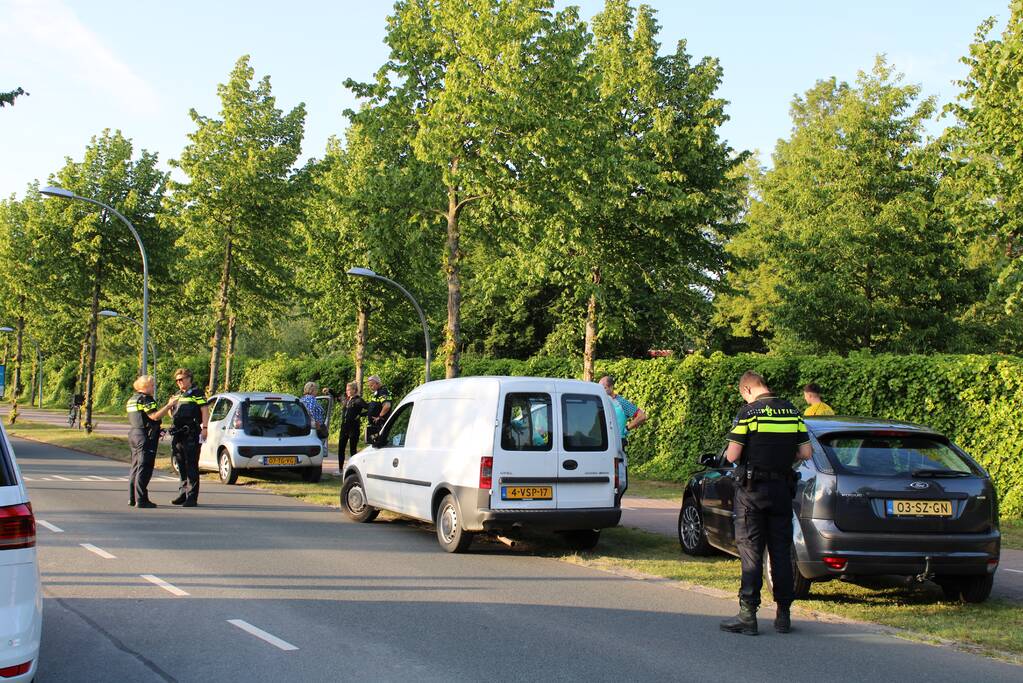 Gewonden bij aanrijding met drie auto's