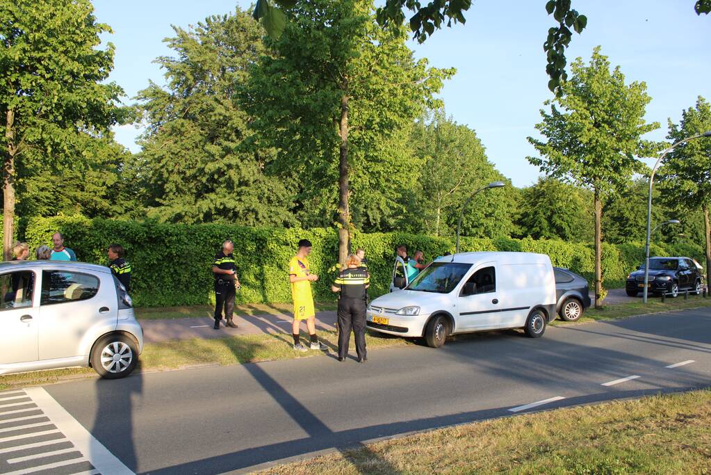 Gewonden bij aanrijding met drie auto's