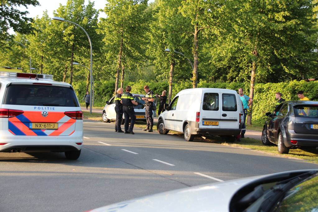 Gewonden bij aanrijding met drie auto's