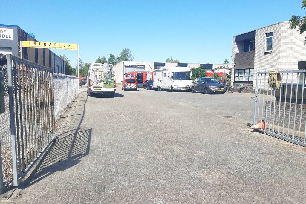 Brand in bedrijfspand op Industrieterrein Noordersluis