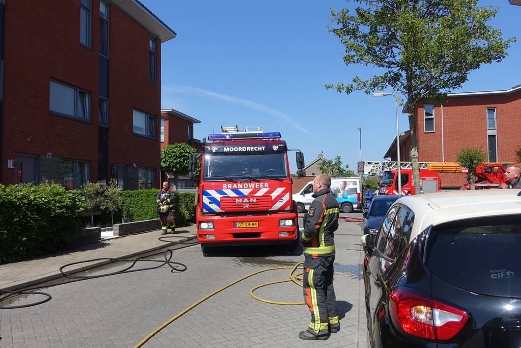 Flinke rookontwikkeling bij woningbrand