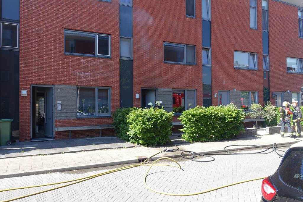 Flinke rookontwikkeling bij woningbrand