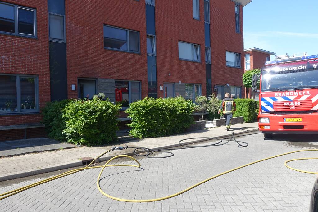 Flinke rookontwikkeling bij woningbrand