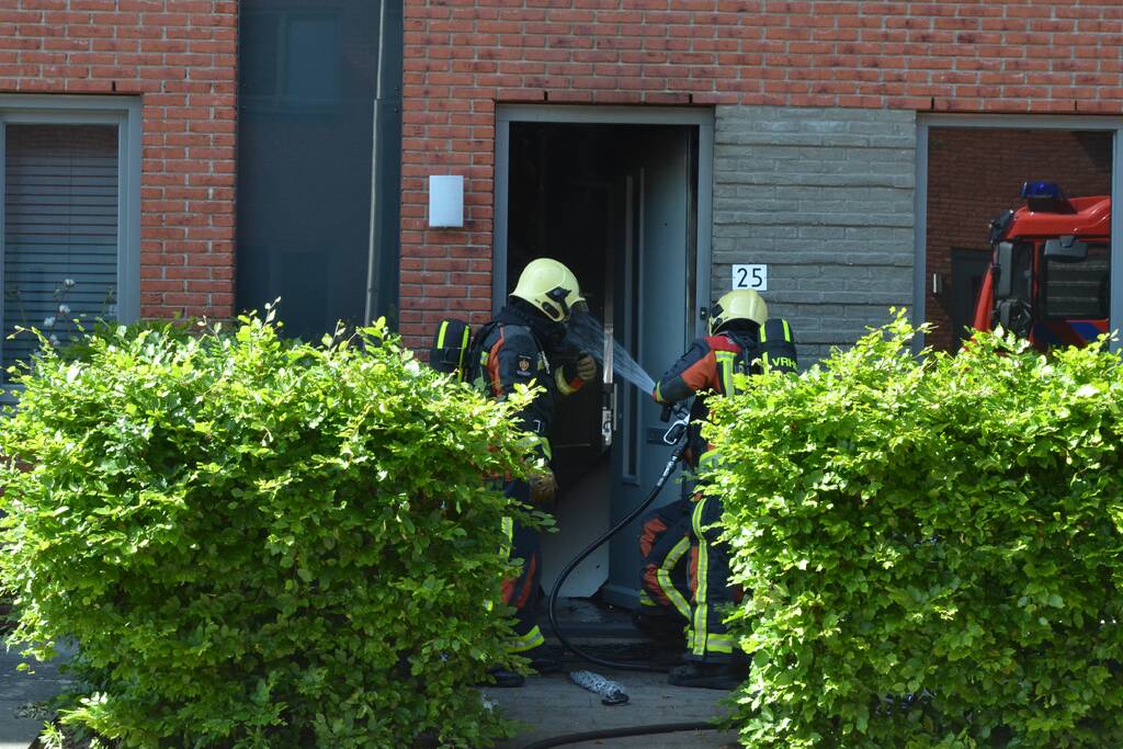 Flinke rookontwikkeling bij woningbrand