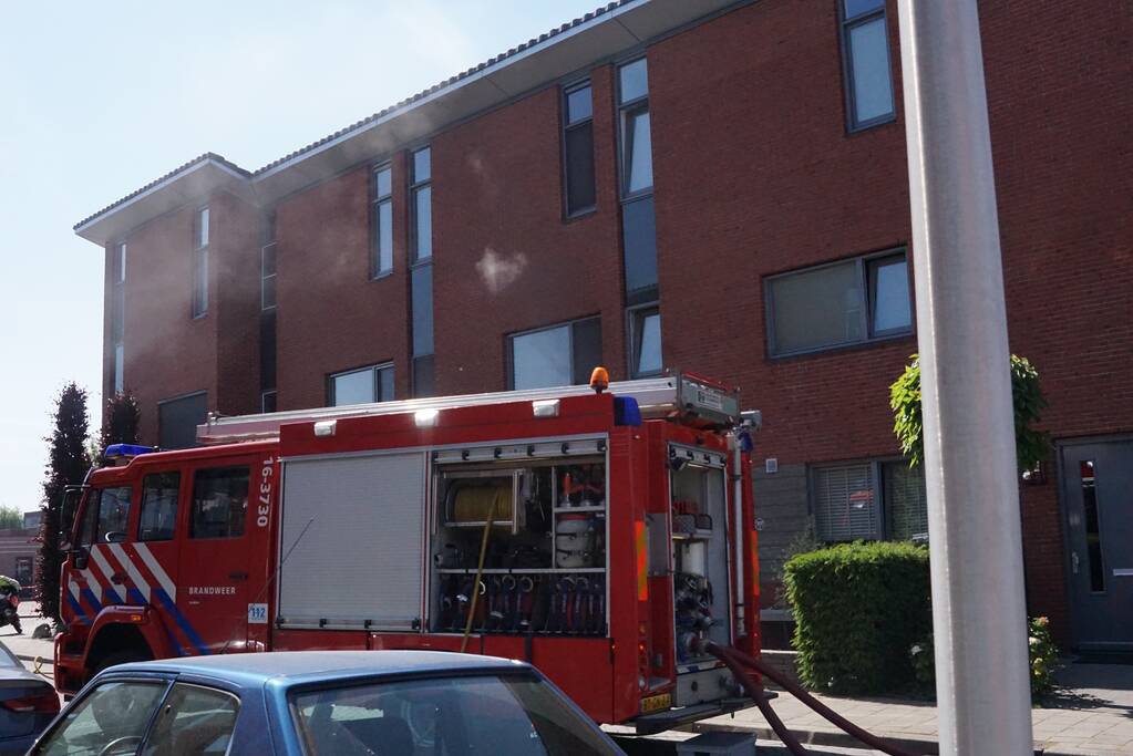 Flinke rookontwikkeling bij woningbrand