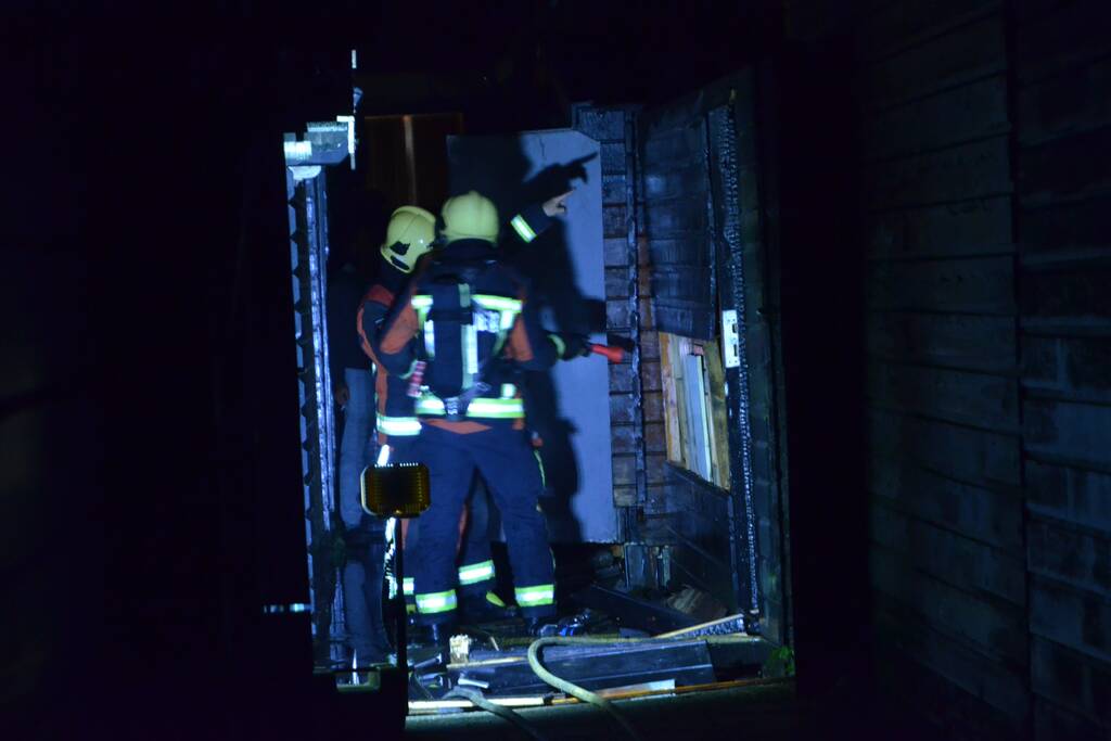 Flinke rookontwikkeling bij uitslaande schuurbrand