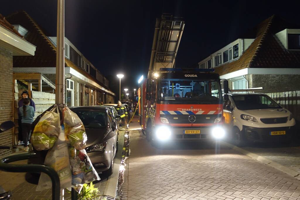 Flinke rookontwikkeling bij uitslaande schuurbrand