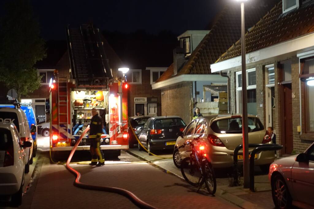 Flinke rookontwikkeling bij uitslaande schuurbrand