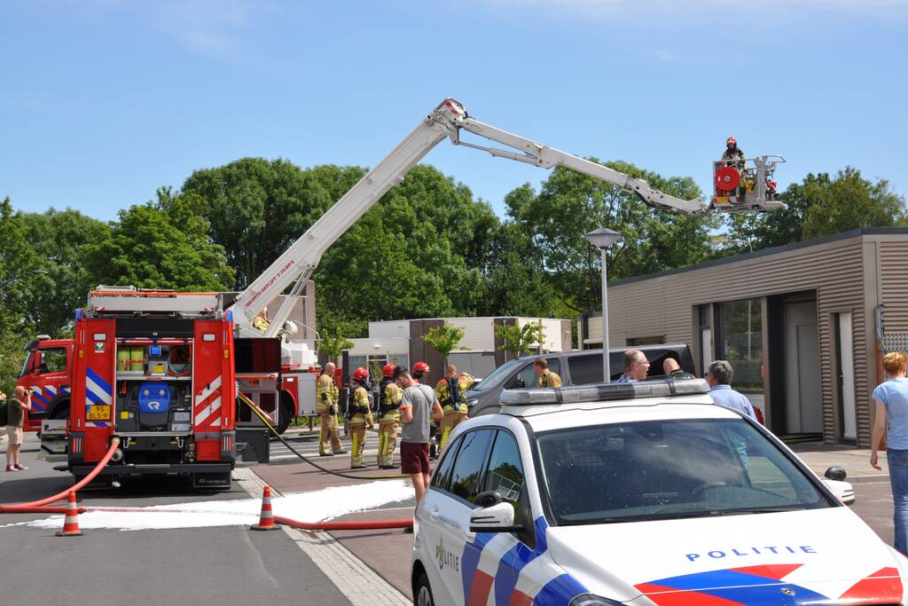 Brand in afzuiginstalatie