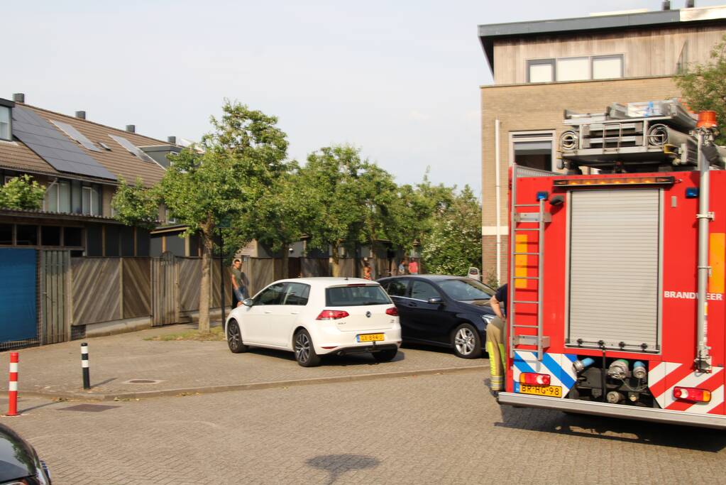 Brand in keuken snel onder controle