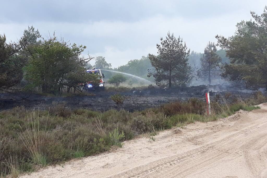 Opnieuw brand op militair oefenterrein Leusderheide