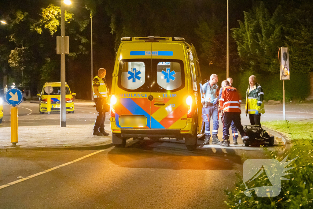 Motorrijder gewond bij eenzijdig ongeval