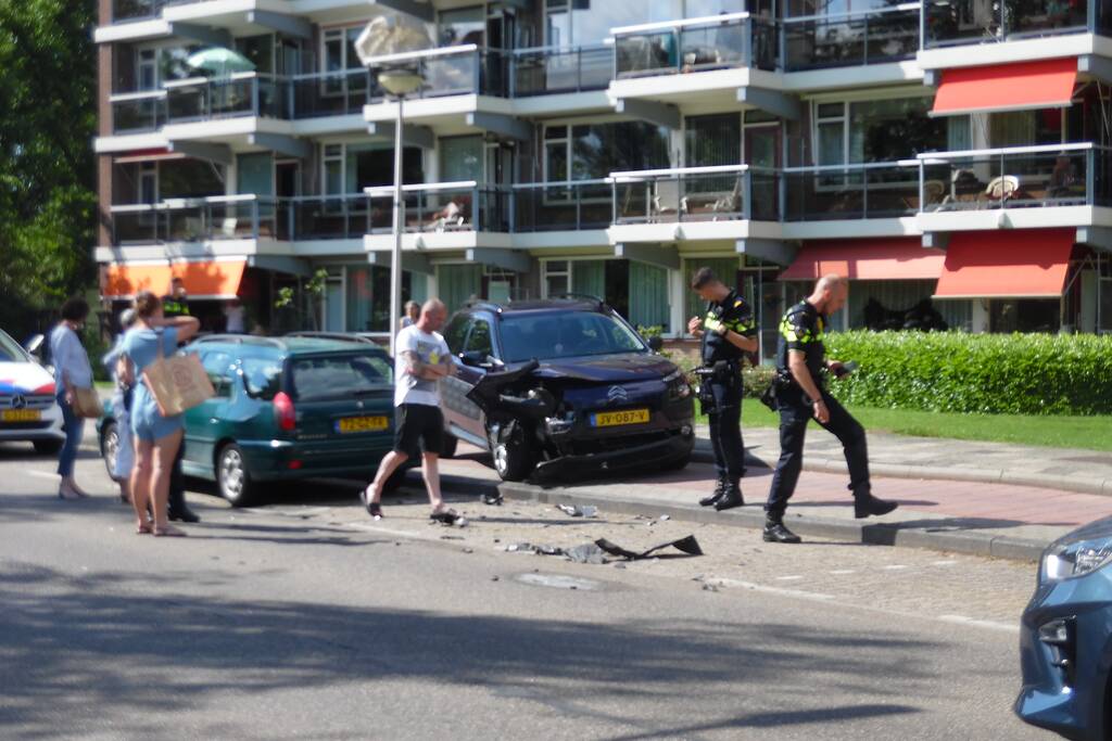 Veel schade na aanrijding