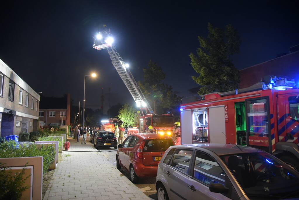 Woning verwoest door flinke brand