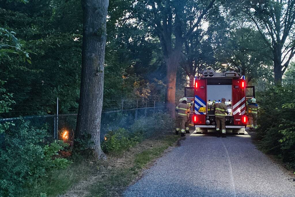 Twee branden geblust op sportpark