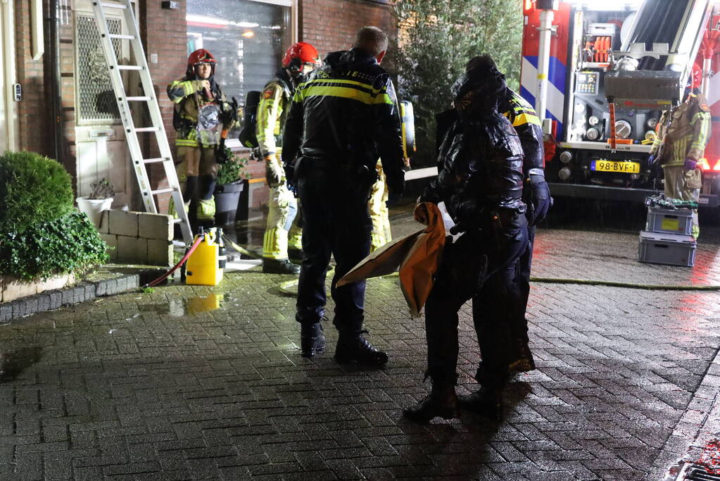 Brandstichting bij woning