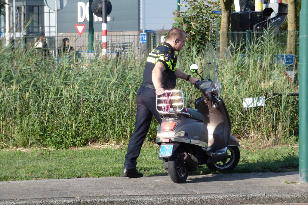 Scooterrijder betrokken bij ongeval