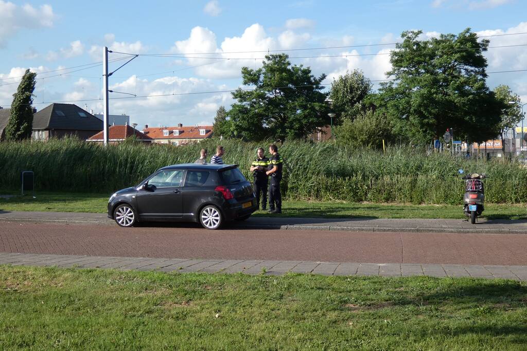 Scooterrijder betrokken bij ongeval