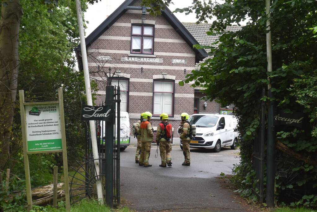 Brandweer onderzoekt gaslek