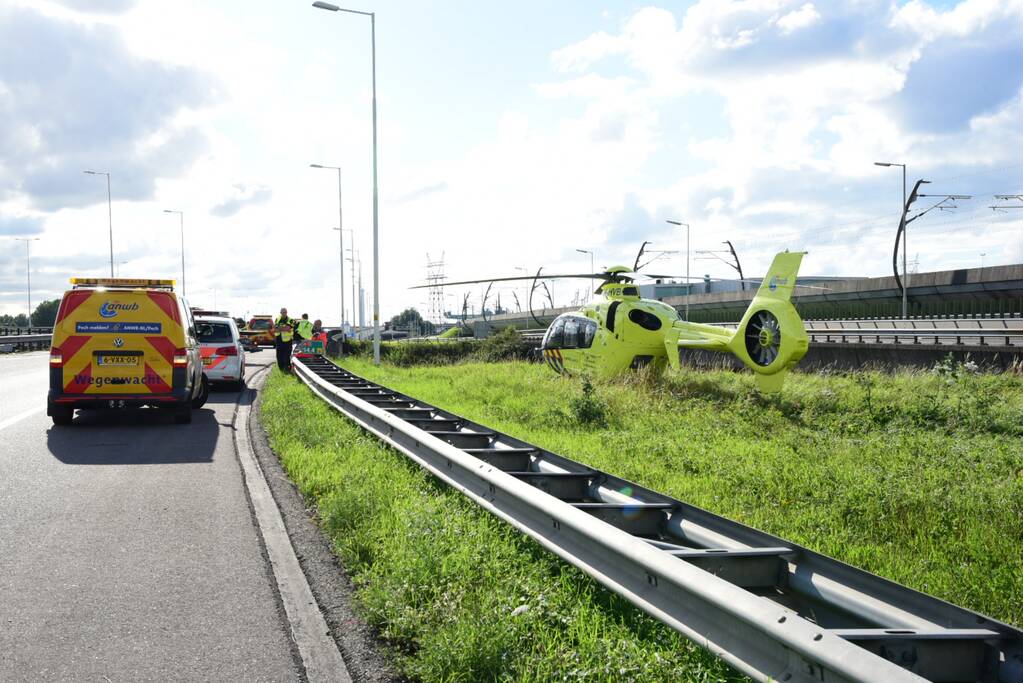 Motorrijder zwaargewond na ongeval