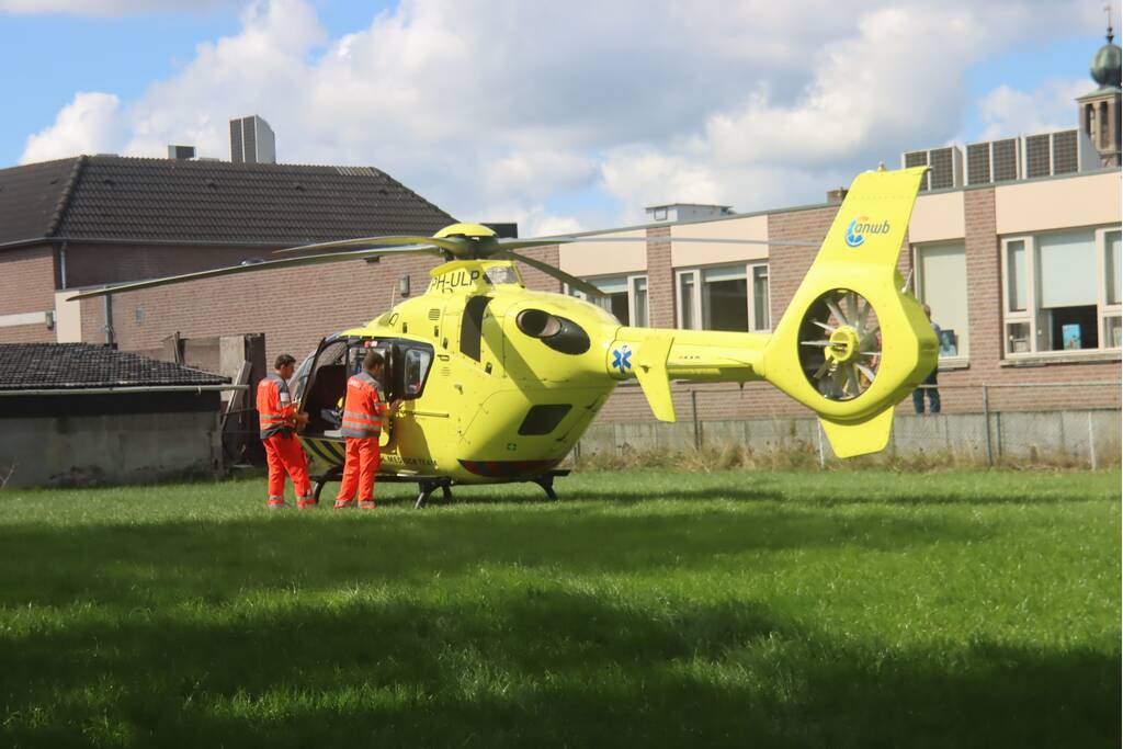 Traumahelikopter ingezet voor medische noodsituatie