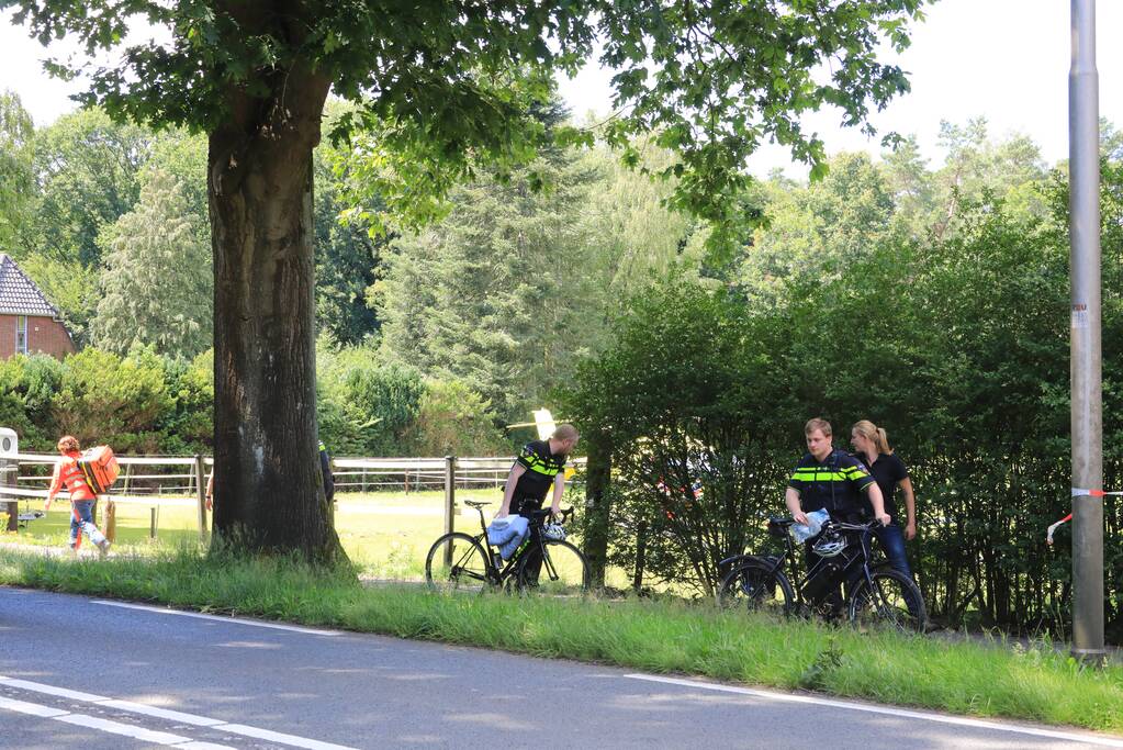 Fietser zwaargewond na ongeval op fietspad