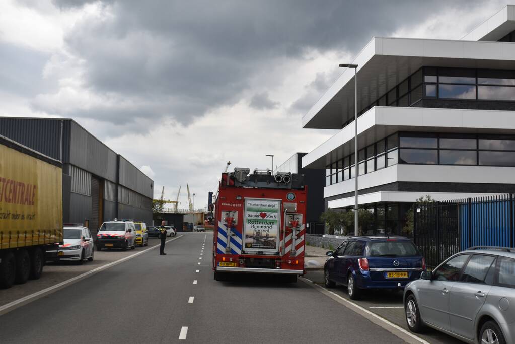 Brand in machinekamer van boot