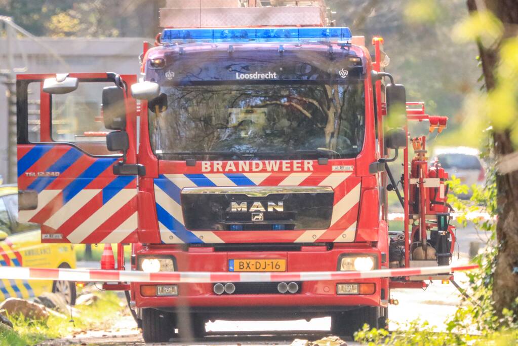 Auto beschadigd door brand