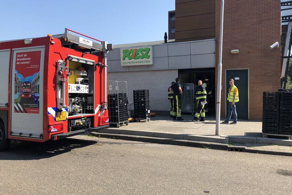 Onderzoek naar gaslucht in Poiesz-supermarkt