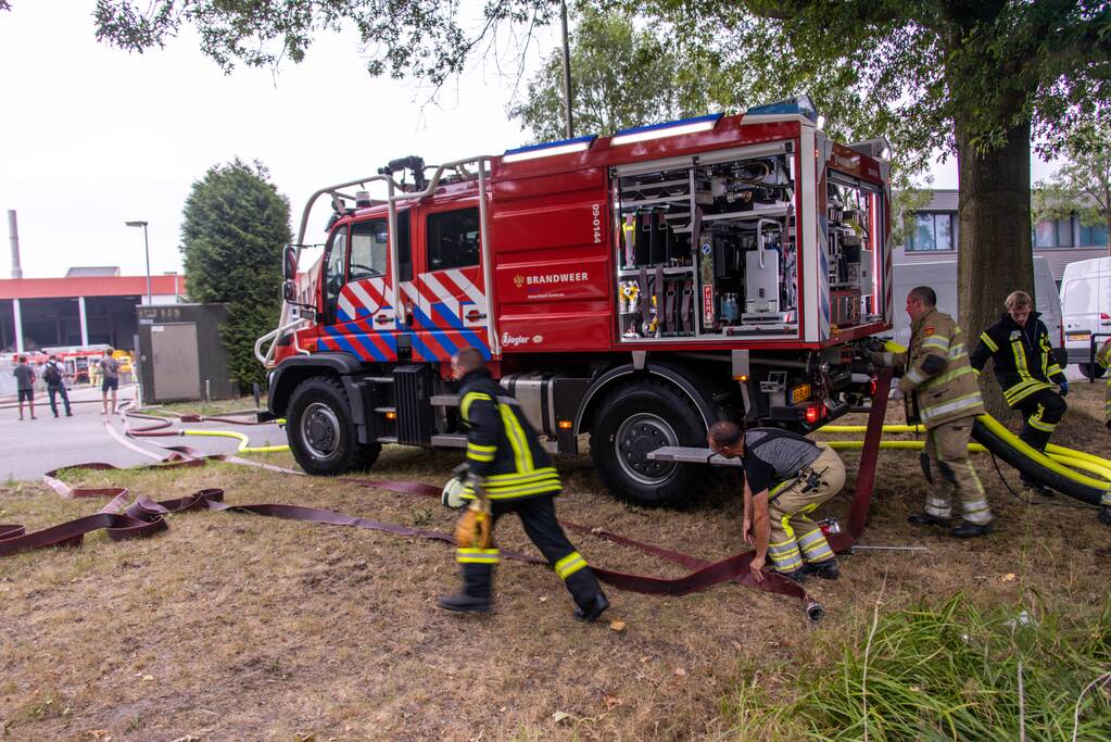 Grote brand bij Hartog Containers