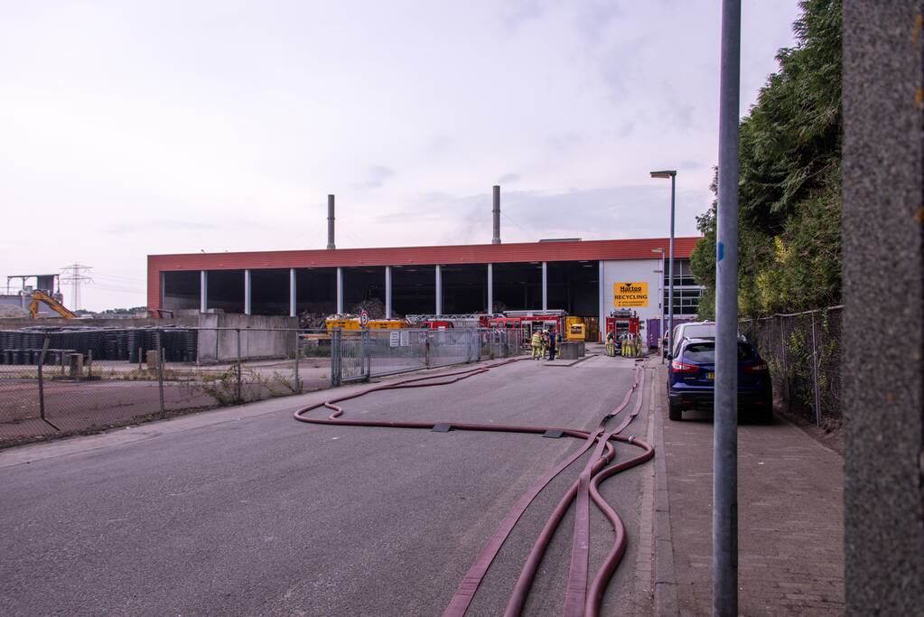 Grote brand bij Hartog Containers