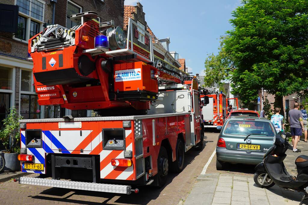 Brand in woning boven winkel