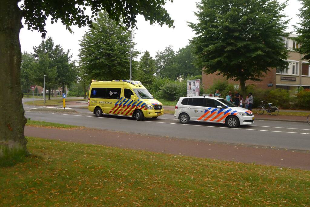 Fietser gaat onderuit en raakt gewond