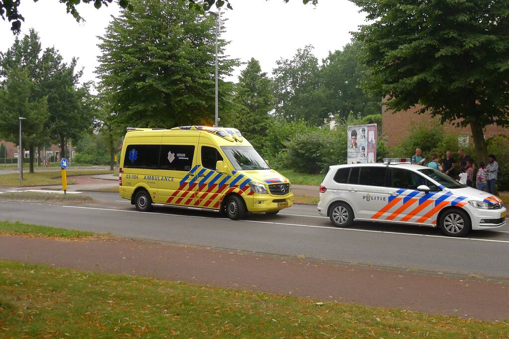 Fietser gaat onderuit en raakt gewond