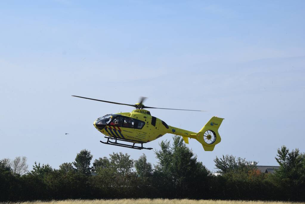 Traumahelikopter ingezet bij incident