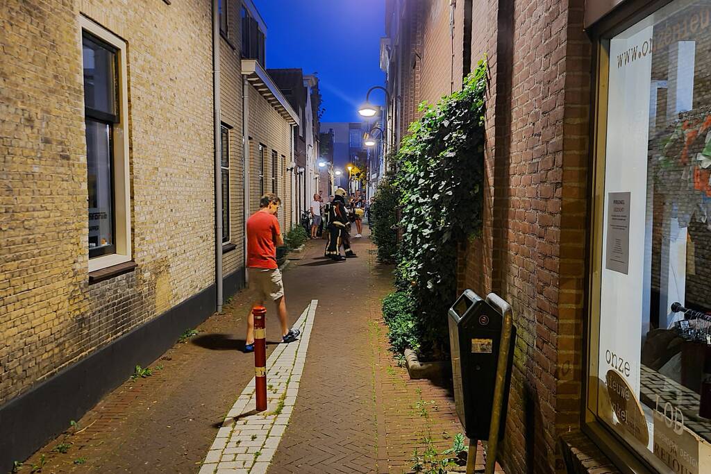 Gaslucht waargenomen op straat