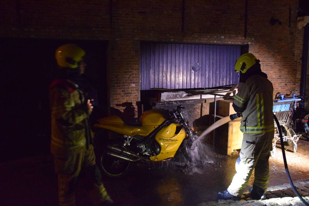 Flinke schade aan motor door brand