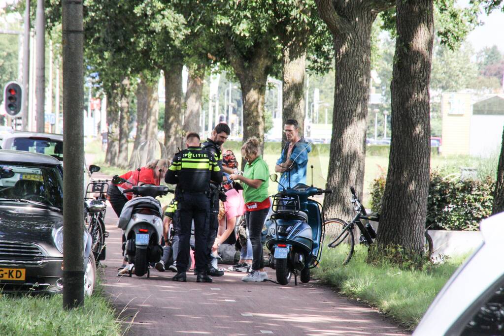 Fietsers gewond na botsing op fietspad