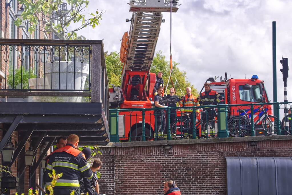 Overleden persoon aangetroffen in water