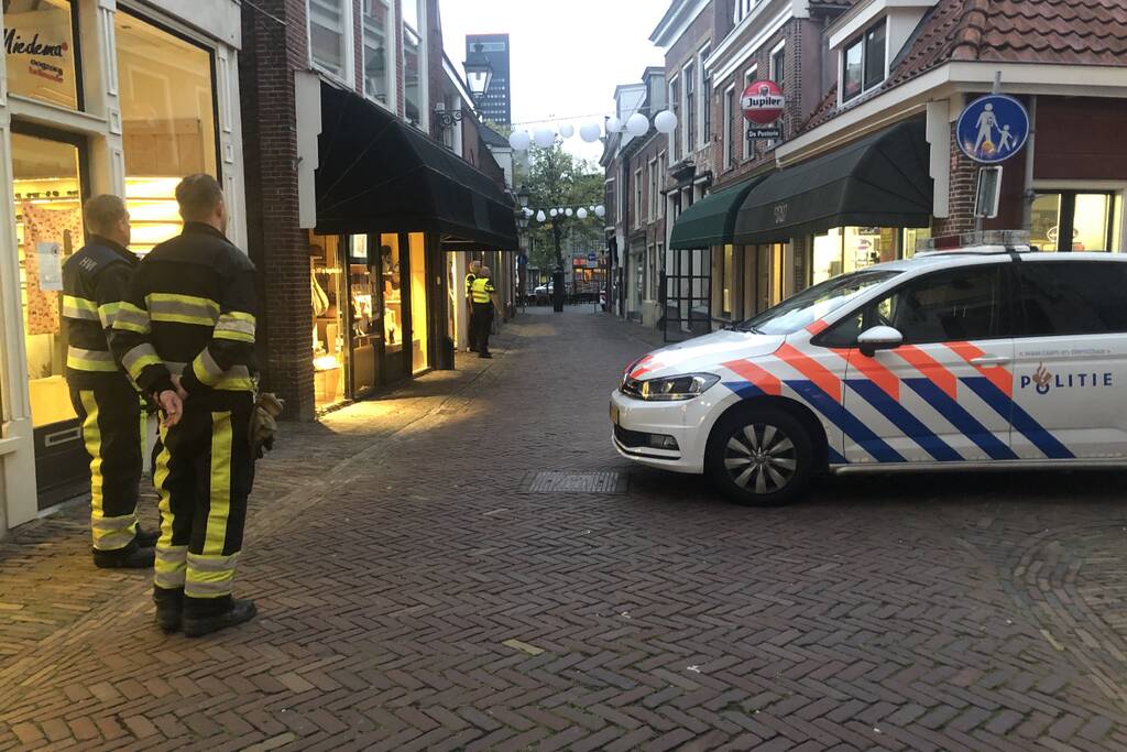 Persoon aangehouden bij incident in binnenstad