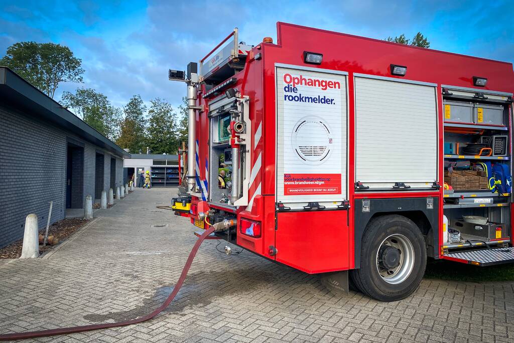 Brand in kantine voetbalclub Scherpenzeel