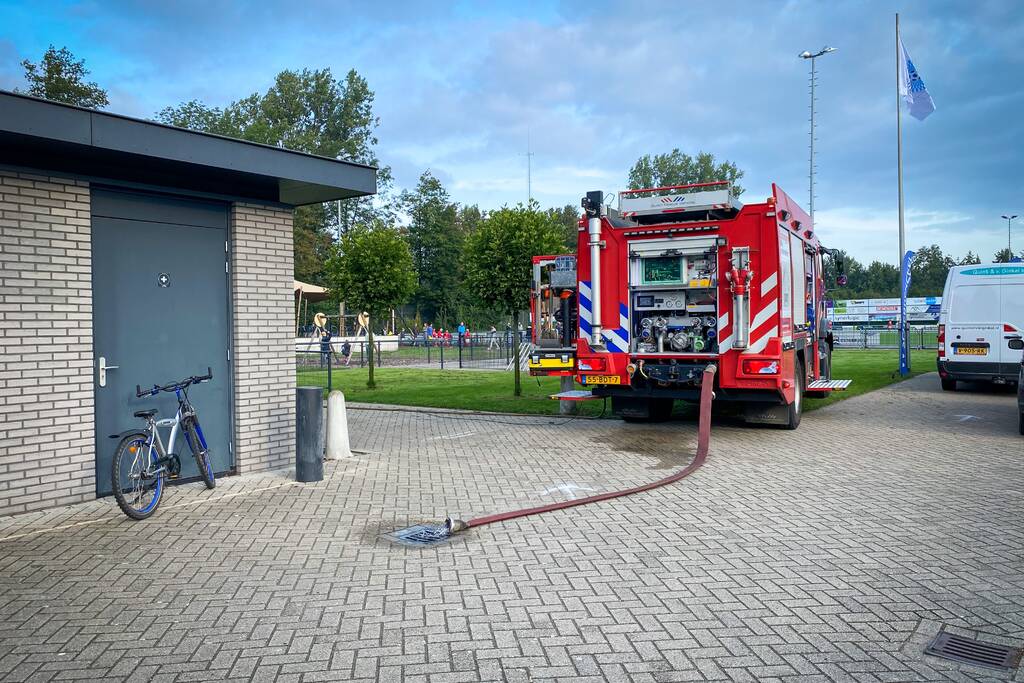 Brand in kantine voetbalclub Scherpenzeel