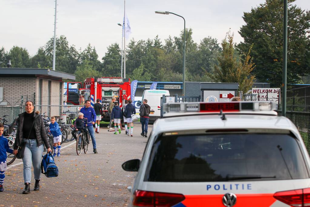 Brand in kantine voetbalclub Scherpenzeel