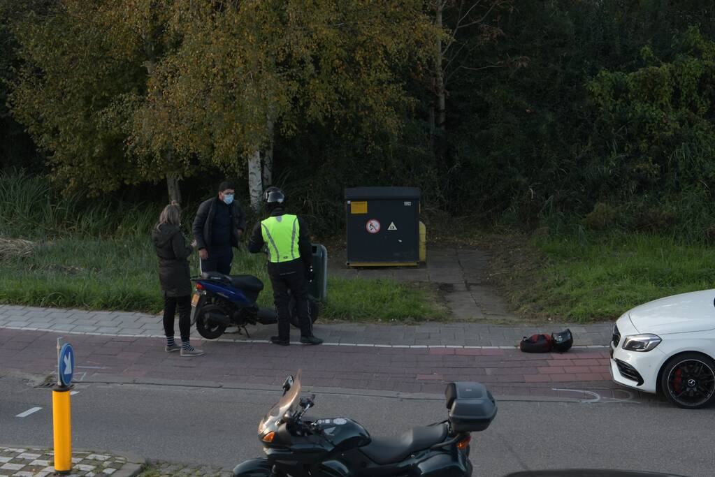 Scooterrijder gewond bij ongeval